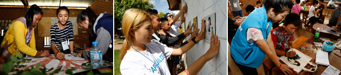 Social <font color='red'>Contribution</font> <font color='red'>Activities</font> Conducted in Laos under KF-POSCO Global Bridge Program