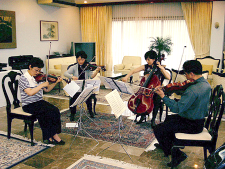 Quartet 21 rehearsal in Pakistan (Korean Embassy in Pakistan)