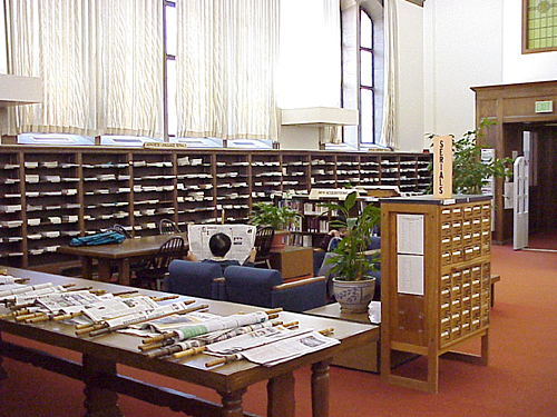 Periodicals reading room