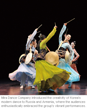 Audiences in Russia and Armenia Embrace<br> Korea's Modern Dance