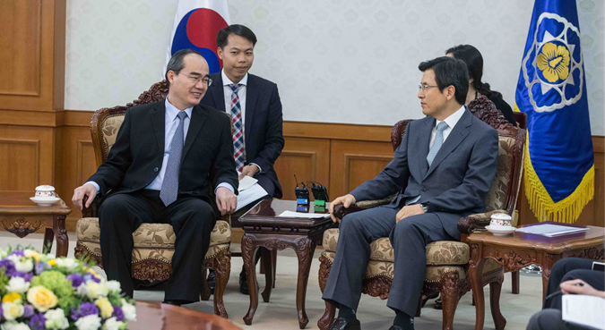 Chairman Nguyễn Thiện Nhân of Central Committee of Vietnamese Fatherland Front Visited Korea