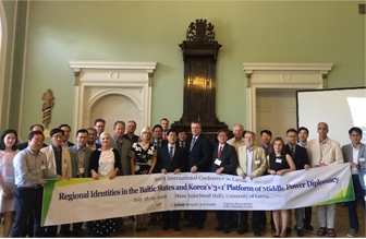 2018 International Conference on “Regional Identities in the Baltic States and Korea's ‘3+1' Platform <font color='red'>of</font> Middle Power Diplomacy”