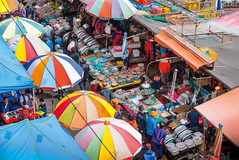 Les grands marchés traditionnels coréens